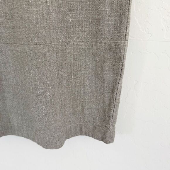 Eileen Fisher Organic Linen Wide Leg Crop Pant Size L - Picture 6 of 7